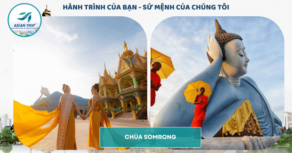 chùa somrong - tour cha diep