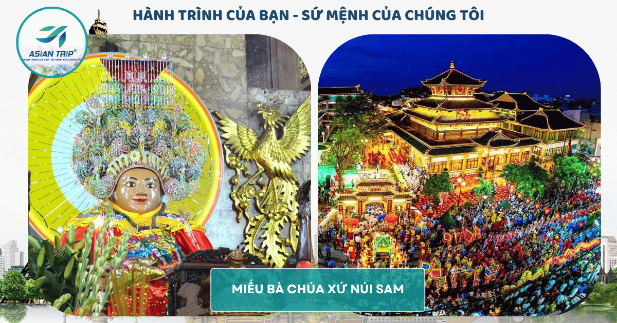 tour chau doc - mieu ba chua xu núi sam